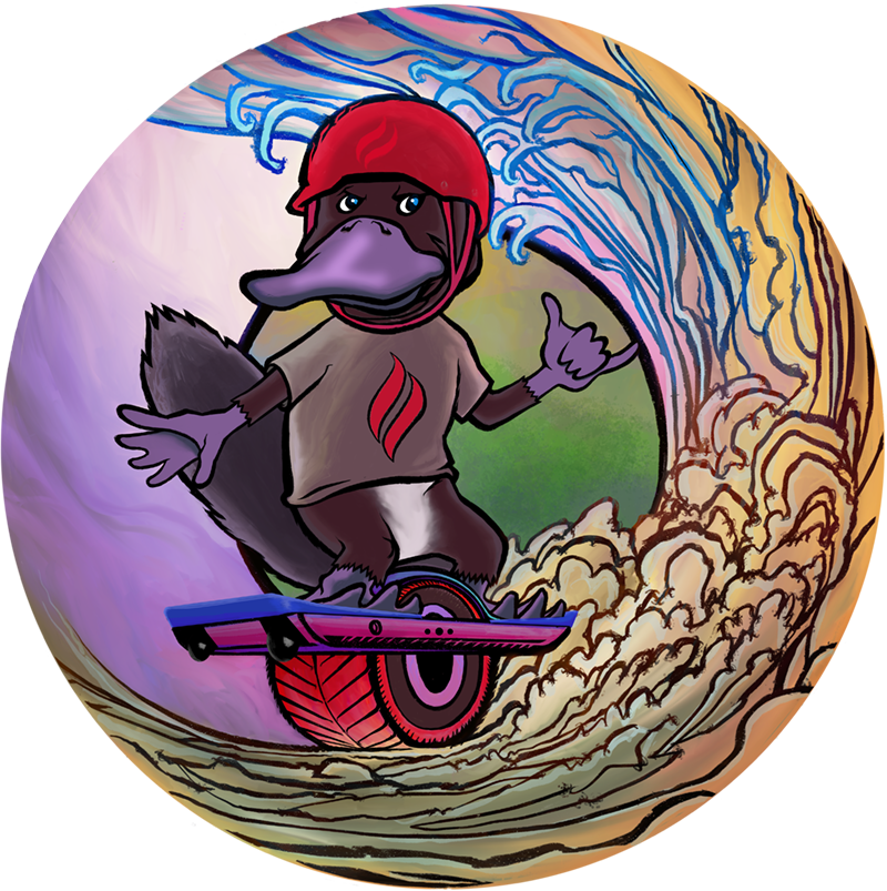 Platypus wide concave SINGLE FOOTPAD ONLY for Onewheel XR and Plus