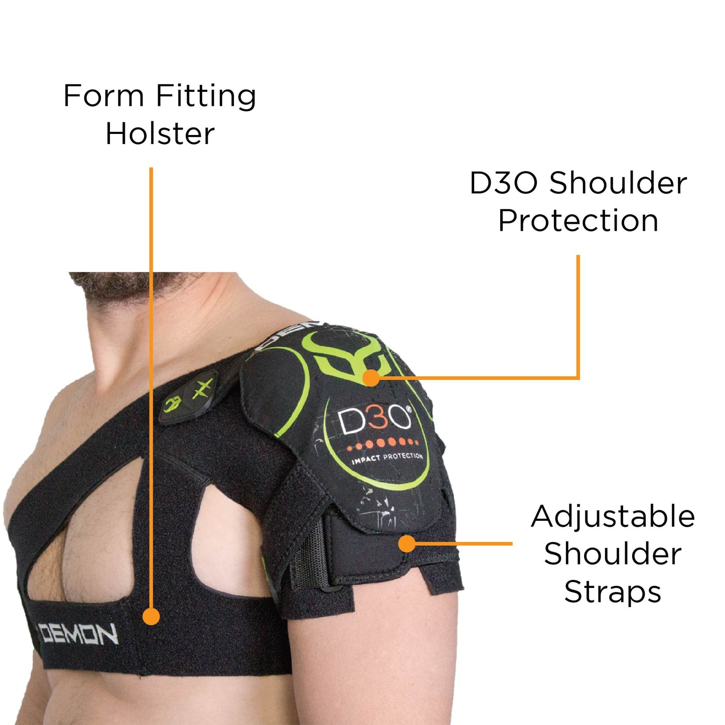 Demon X D3O Shoulder Stability Impact Protector