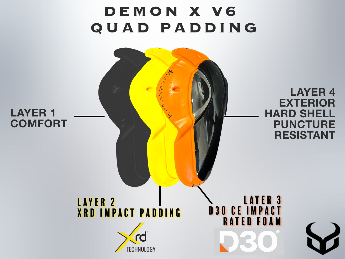 Demon Flexforce X V6 D3O/ XRD Women's Impact Top