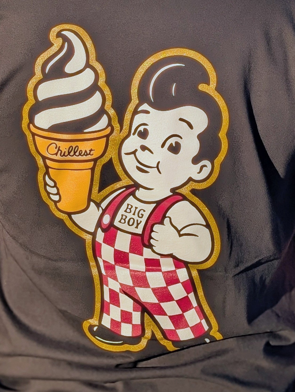 Chillest "Big Boy" throwback T-Shirt (Black)