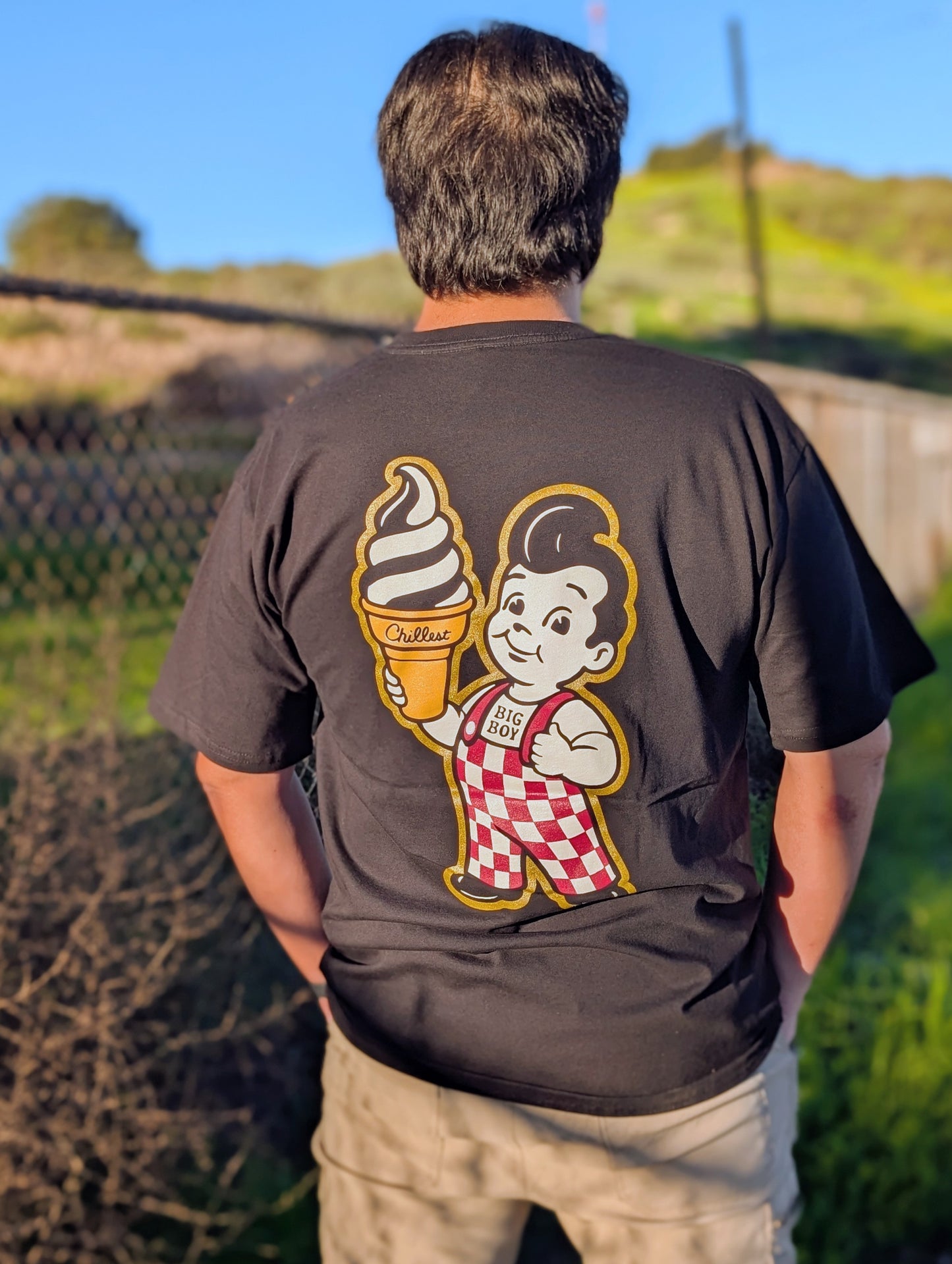 Chillest "Big Boy" throwback T-Shirt (Black)
