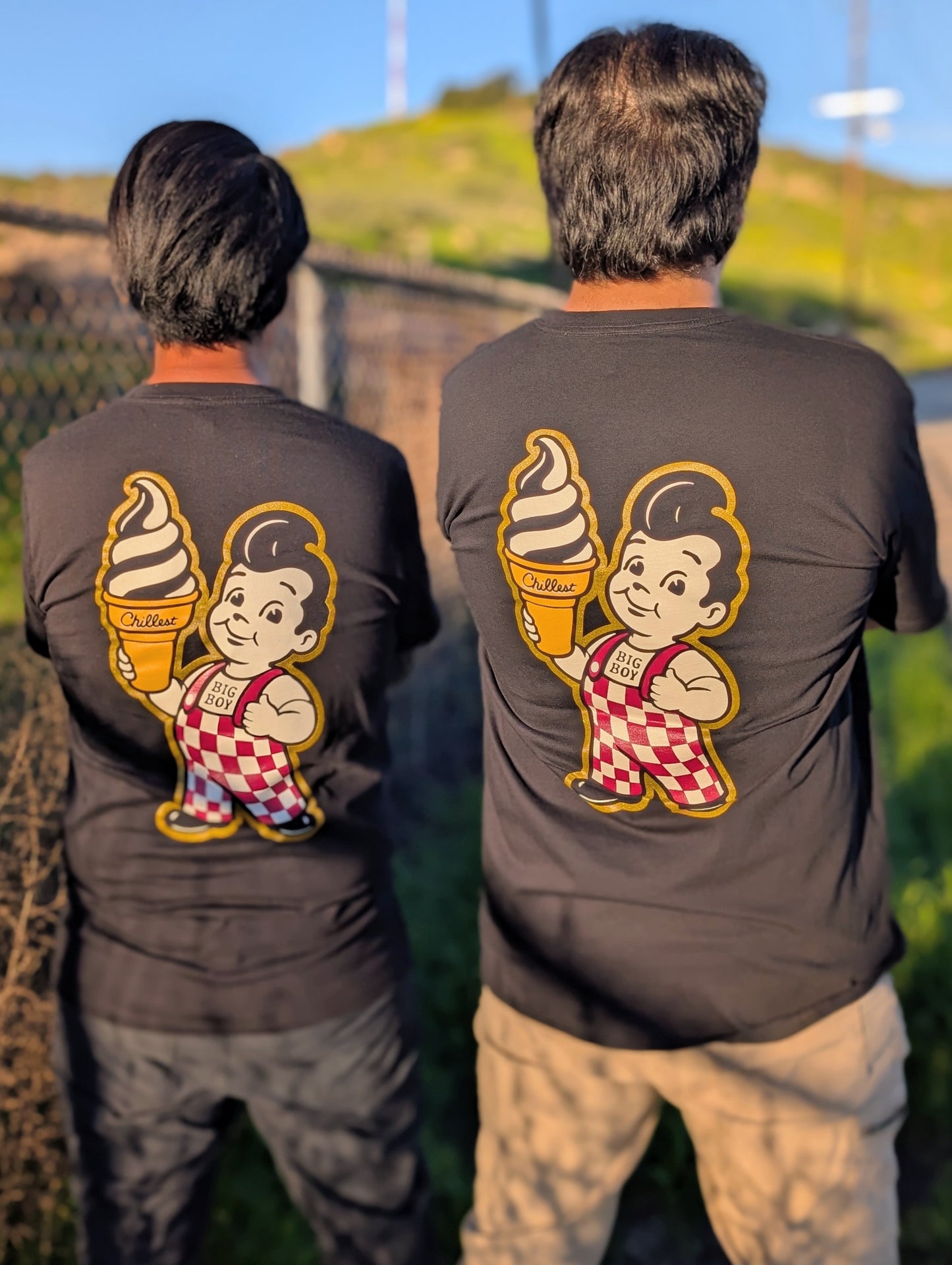 Chillest "Big Boy" throwback T-Shirt (Black)