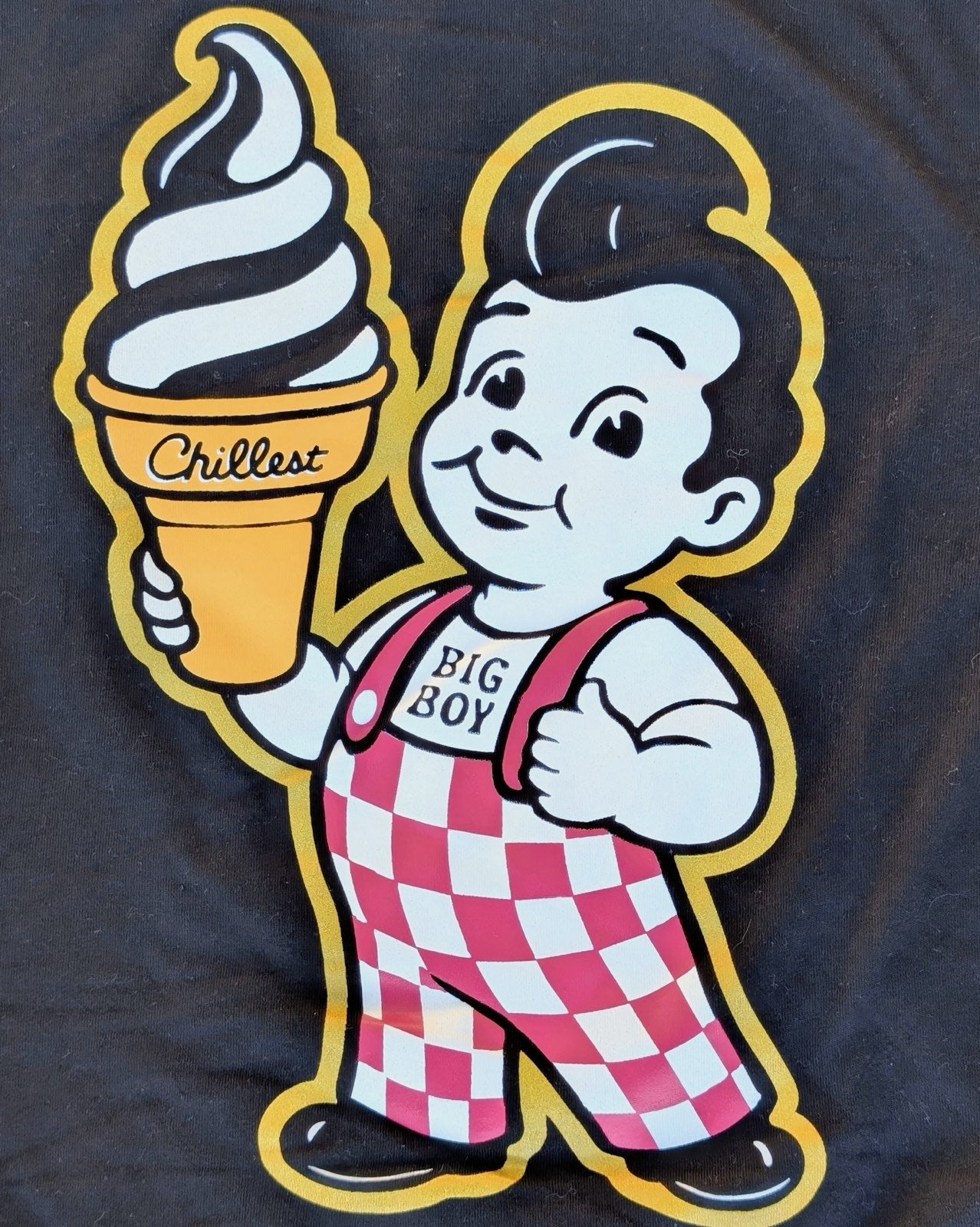 Chillest "Big Boy" throwback T-Shirt (Black)