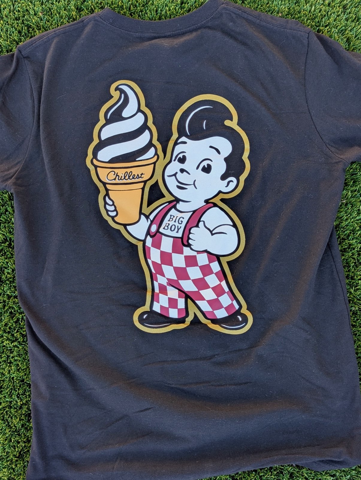 Chillest "Big Boy" throwback T-Shirt (Black)