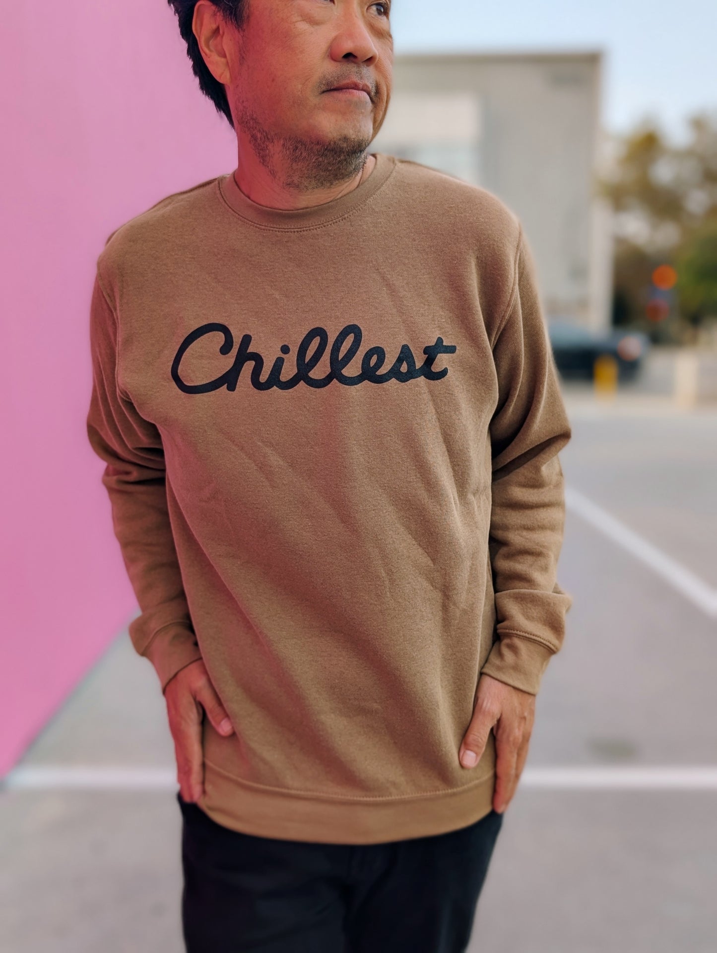 Chillest Fleece Crewneck (Cookie Brown) - Cookies & Cream Collection