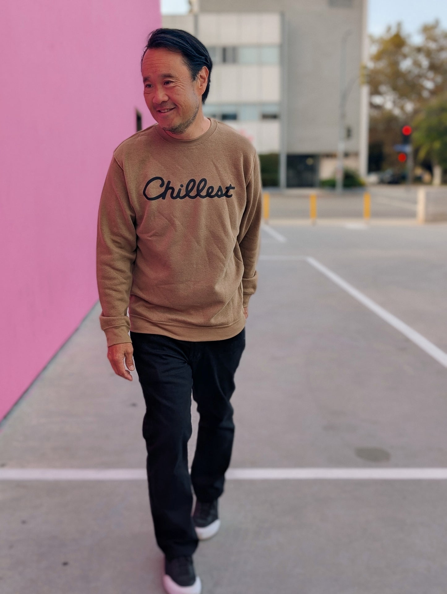 Chillest Fleece Crewneck (Cookie Brown) - Cookies & Cream Collection