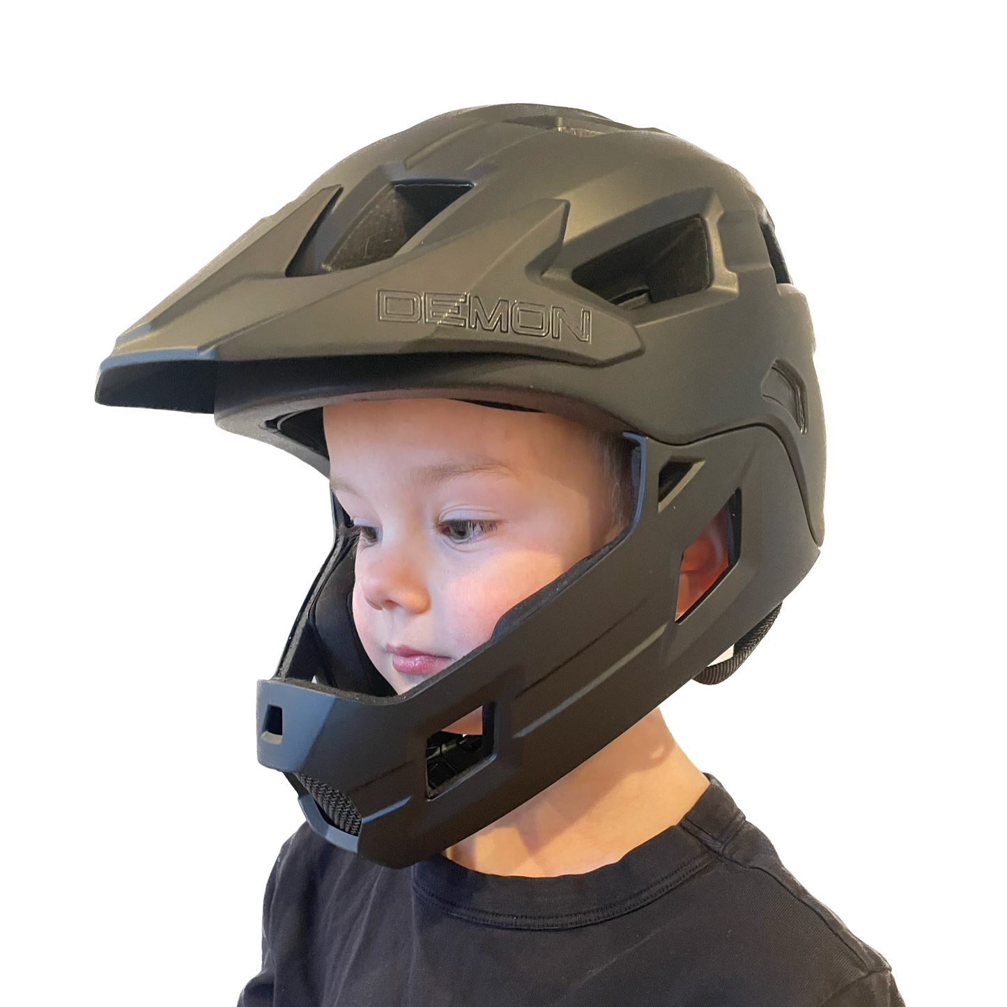 Demon FR Link System Bike Helmet Fullface with Removable Chin Guard