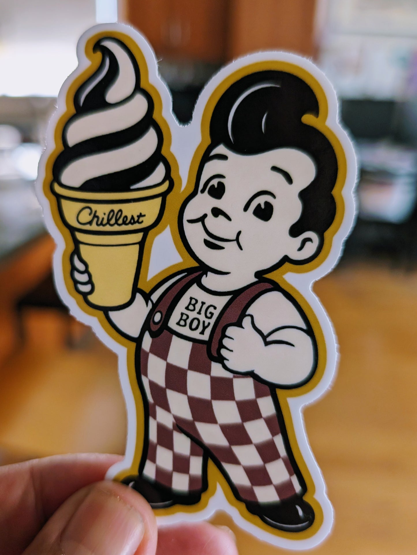 Chillest Big Boy throwback Sticker Pack