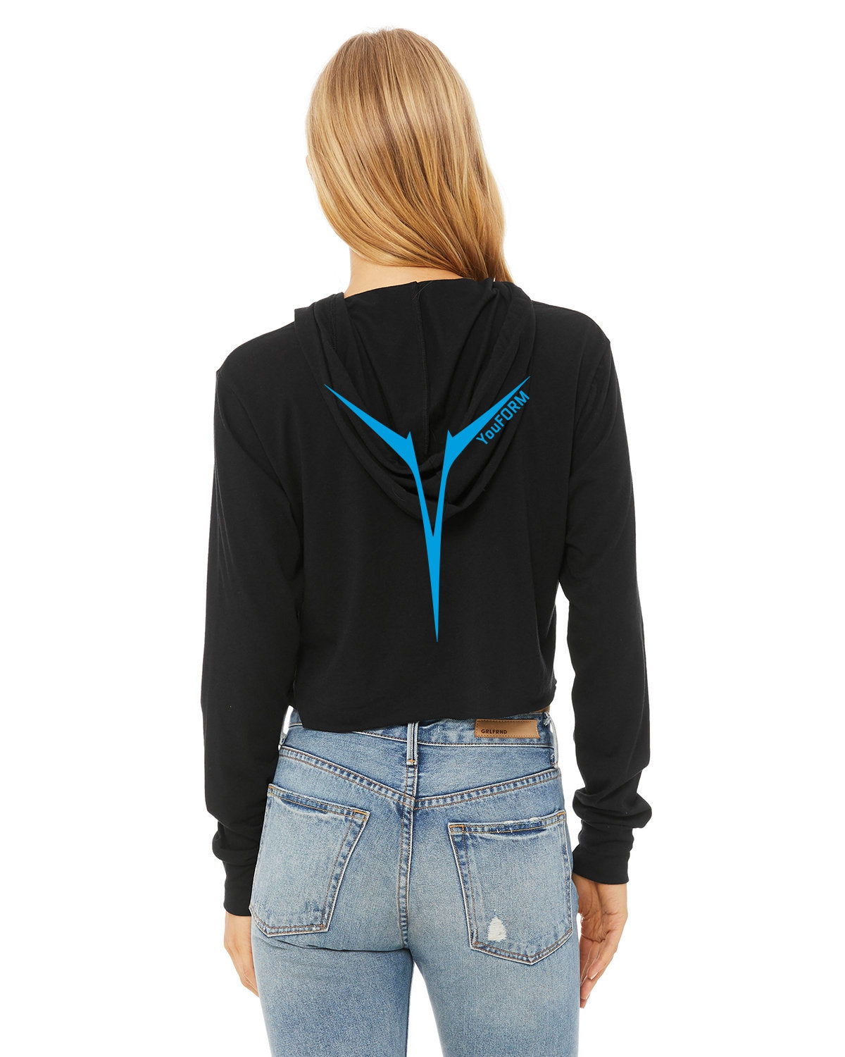 Kay Love x YouFORM Cropped Long Sleeve Hoodie