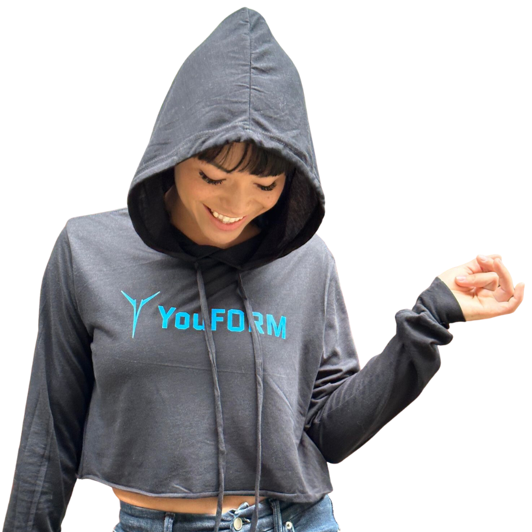 Kay Love x YouFORM Cropped Long Sleeve Hoodie